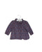 A Navy Long Sleeve Tops from Cyrillus in size 6-12M for girl. (Front View)