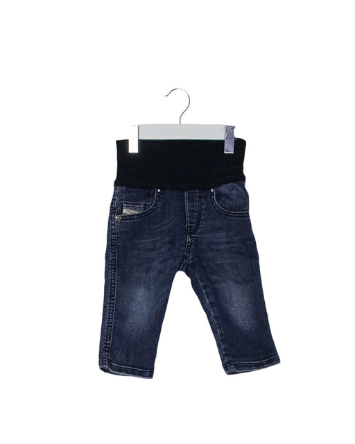 A Blue Jeans from Diesel in size 3-6M for girl. (Front View)