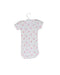 A White Short Sleeve Bodysuits from Petit Bateau in size 0-3M for girl. (Back View)