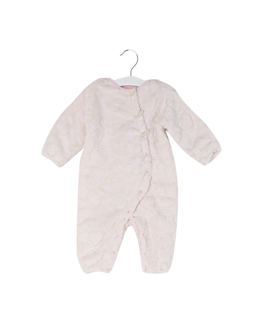 A Pink Long Sleeve Jumpsuits from Chickeeduck in size 12-18M for girl. (Front View)