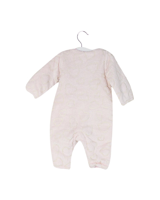 A Pink Long Sleeve Jumpsuits from Chickeeduck in size 12-18M for girl. (Back View)