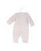 A Pink Long Sleeve Jumpsuits from Chickeeduck in size 12-18M for girl. (Back View)