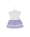 A Purple Short Sleeve Dresses from Chickeeduck in size 12-18M for girl. (Back View)