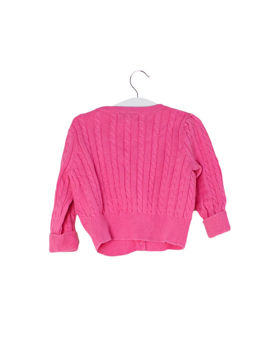 A Pink Cardigans from Ralph Lauren in size 6-12M for girl. (Back View)