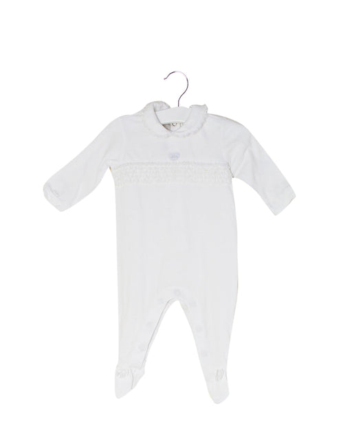 A White Long Sleeve Jumpsuits from Chicco in size 3T for girl. (Front View)
