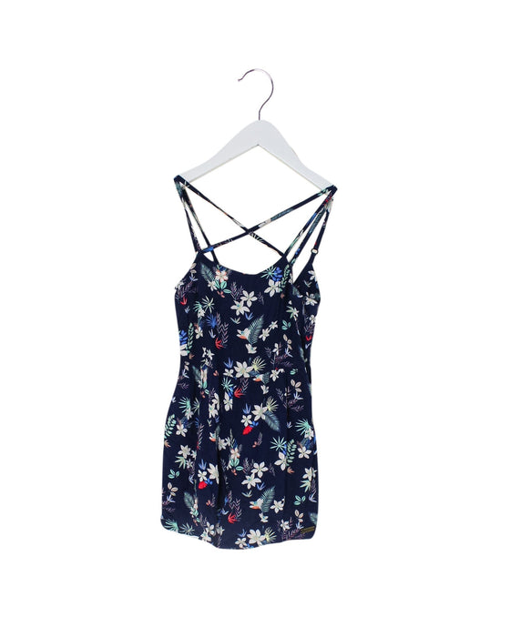 A Navy Sleeveless Rompers from Pepe Jeans in size 4T for girl. (Front View)