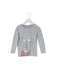 A Grey Long Sleeve Tops from Seed in size 4T for girl. (Front View)
