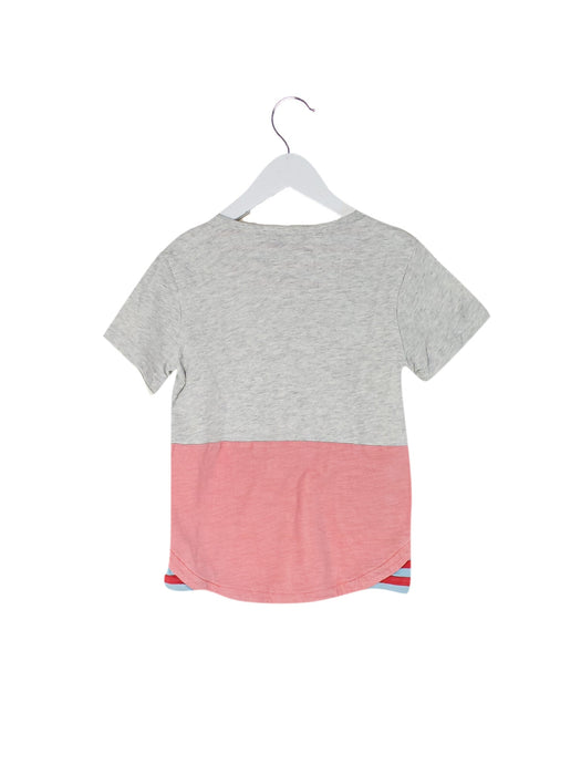 A Grey Short Sleeve T Shirts from Ragmart in size 5T for girl. (Back View)