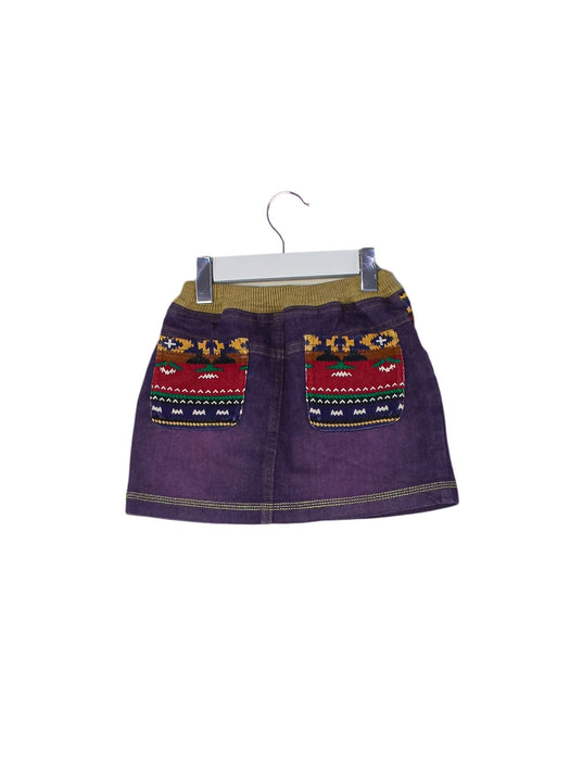 A Purple Short Skirts from Ragmart in size 2T for girl. (Back View)