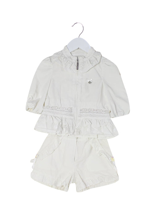 A Ivory Shorts Sets from Nicholas & Bears in size 2T for girl. (Front View)
