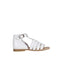A White Sandals from Little Mary in size 3T for girl. (Back View)