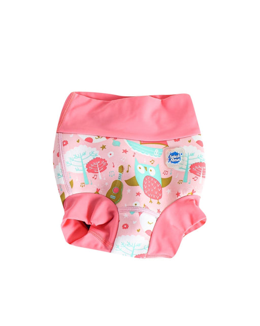 A Pink Swim Diapers from Splash About in size 3-6M for girl. (Front View)