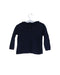 A Navy Long Sleeve Tops from Petit Bateau in size 3-6M for girl. (Back View)