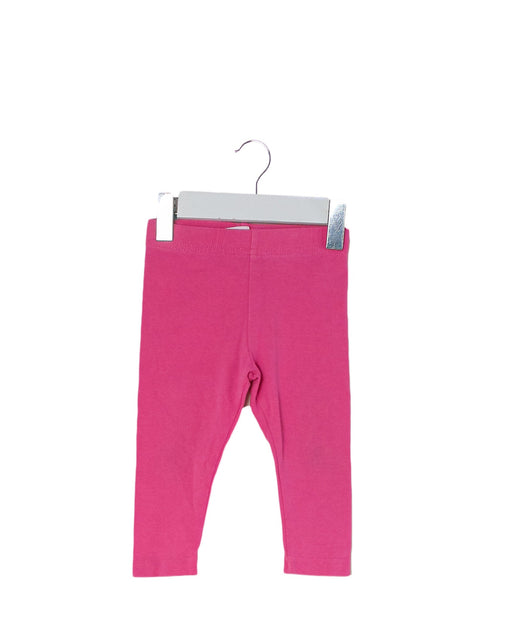 A Pink Leggings from Seed in size 3-6M for girl. (Front View)