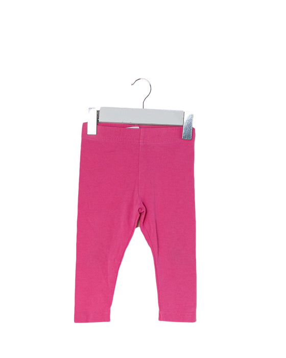 A Pink Leggings from Seed in size 3-6M for girl. (Front View)