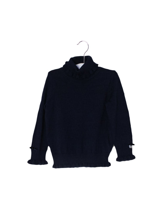 A Navy Knit Sweaters from Nicholas & Bears in size 2T for girl. (Front View)