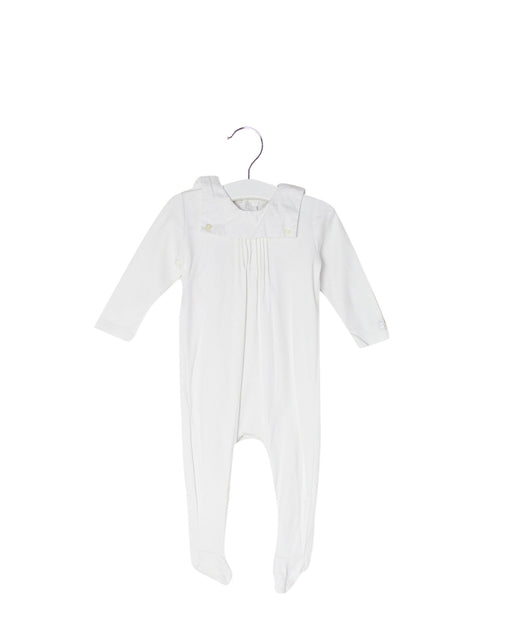 A White Long Sleeve Jumpsuits from Emile et Rose in size 3-6M for neutral. (Front View)