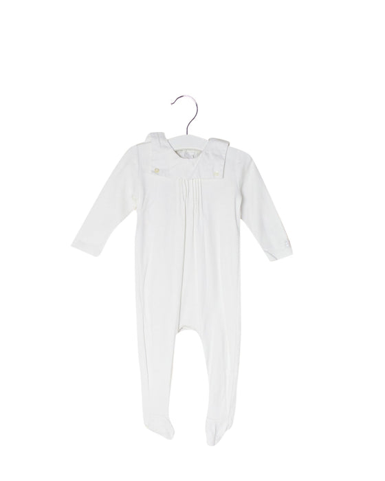 A White Long Sleeve Jumpsuits from Emile et Rose in size 3-6M for neutral. (Front View)
