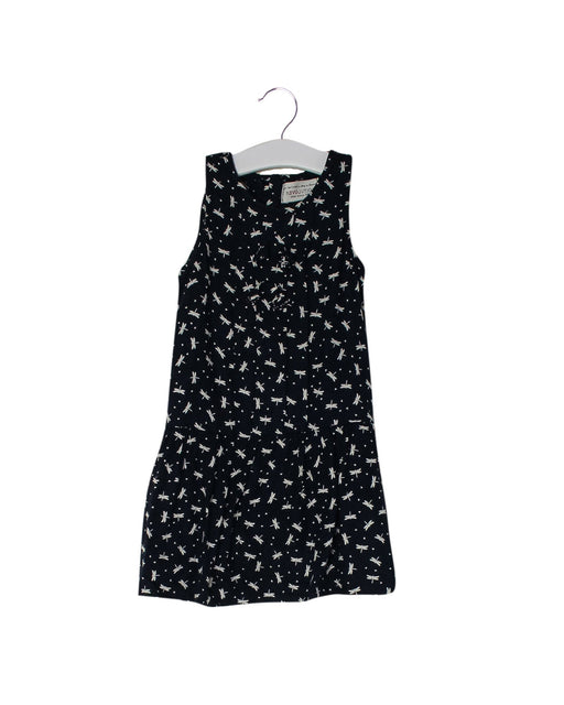 A Navy Sleeveless Dresses from IKKS in size 3T for girl. (Front View)