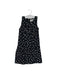 A Navy Sleeveless Dresses from IKKS in size 3T for girl. (Front View)