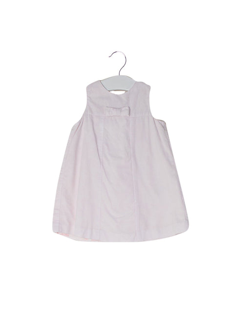 A Pink Sleeveless Dresses from Jacadi in size 6-12M for girl. (Front View)