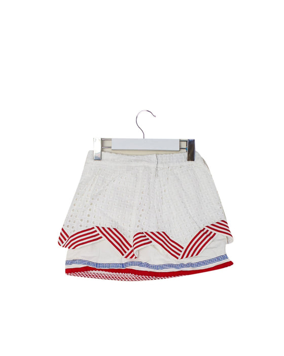 A White Short Skirts from Nicholas & Bears in size 4T for girl. (Back View)