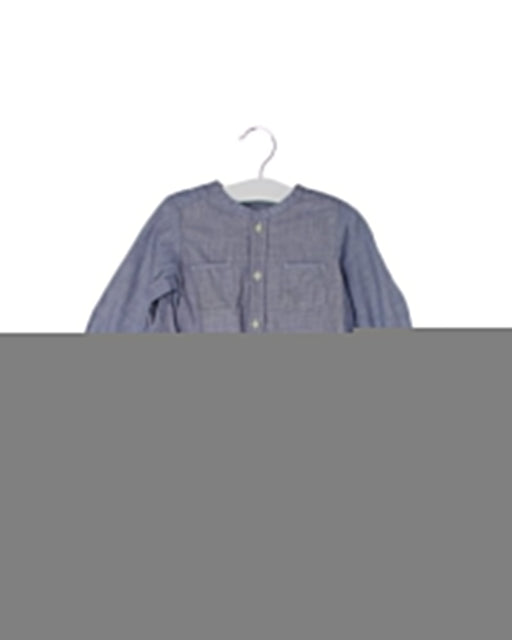 A Blue Shirts from Bonpoint in size 12-18M for boy. (Front View)