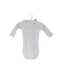 A White Long Sleeve Bodysuits from Bonpoint in size 0-3M for girl. (Front View)