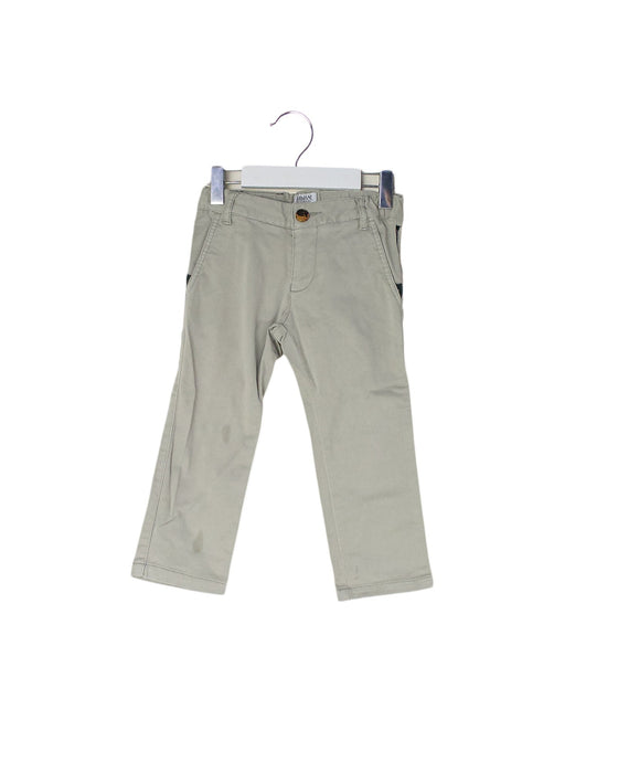 A Grey Casual Pants from Armani in size 2T for boy. (Front View)