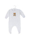 A White Beanies from Moschino in size 6-12M for boy. (Front View)