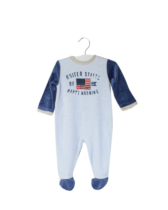 A Blue Long Sleeve Jumpsuits from Absorba in size 3-6M for boy. (Front View)