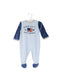 A Blue Long Sleeve Jumpsuits from Absorba in size 3-6M for boy. (Front View)