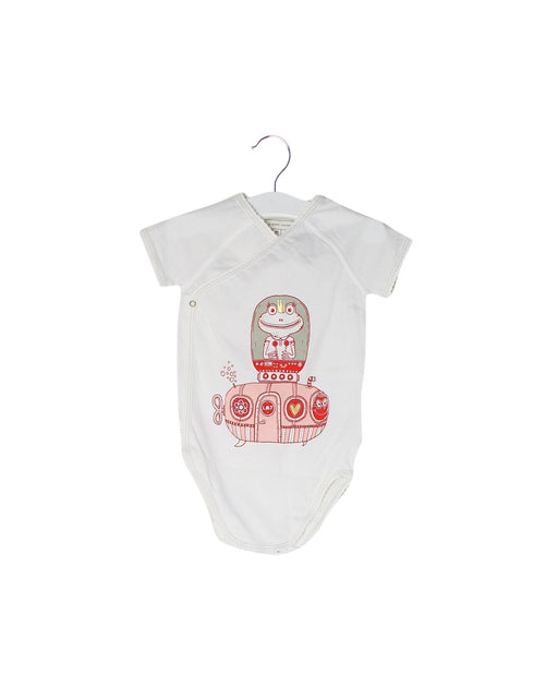 A White Short Sleeve Bodysuits from Little Marc Jacobs in size 6-12M for girl. (Front View)
