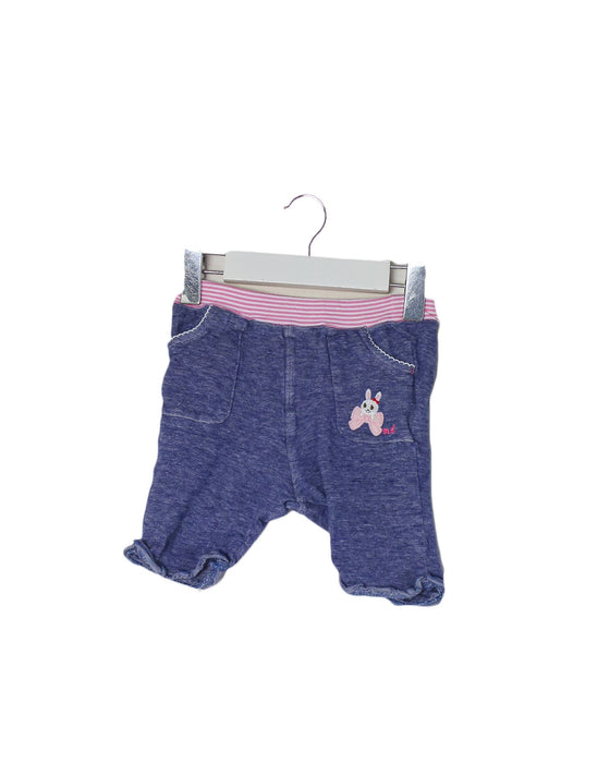 A Blue Casual Pants from Miki House in size 12-18M for girl. (Front View)