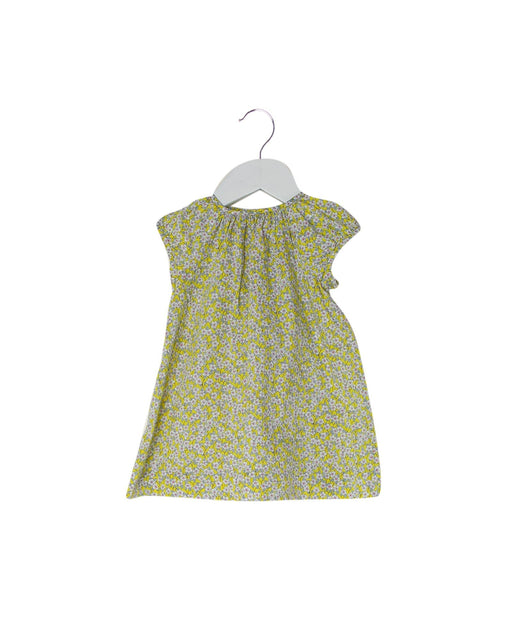 A Yellow Short Sleeve Dresses from Bonpoint in size 6-12M for girl. (Front View)
