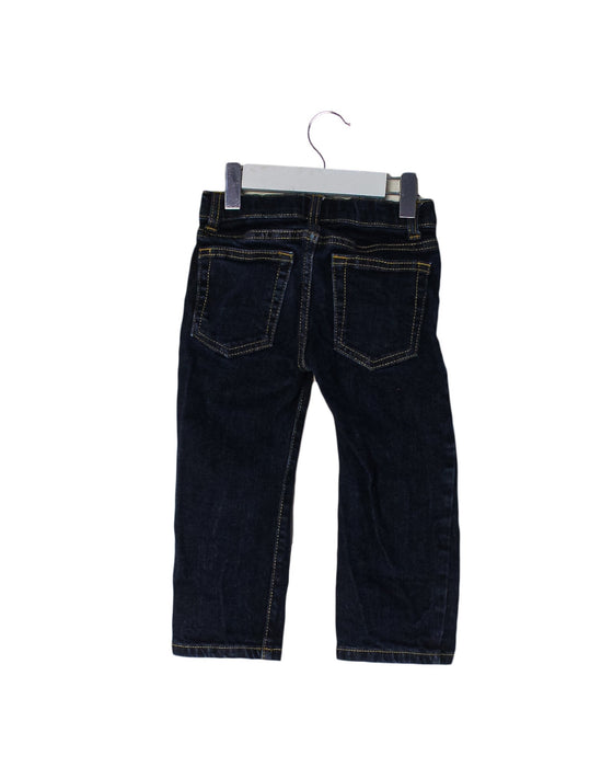 A Navy Jeans from Janie & Jack in size 2T for boy. (Back View)