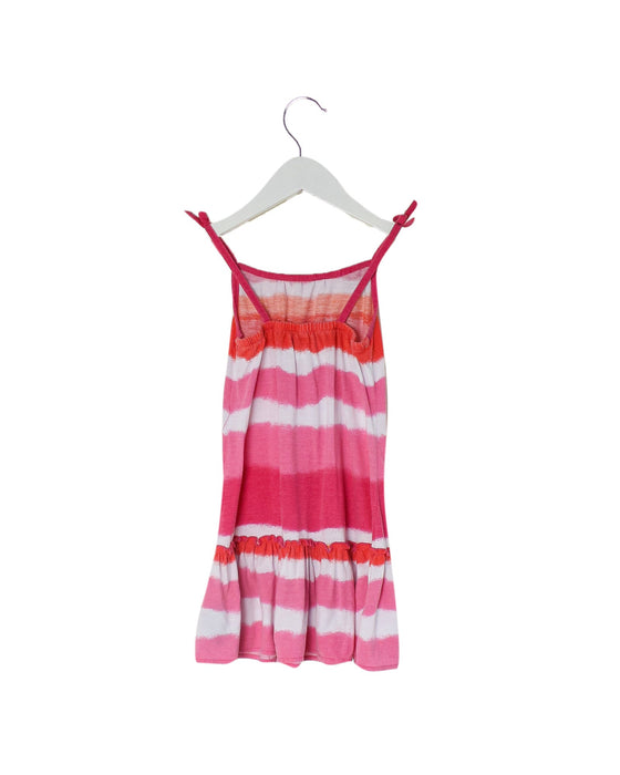 A Pink Sleeveless Dresses from DKNY in size 3T for girl. (Back View)