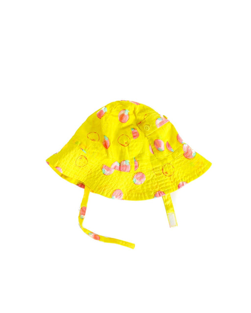 A Yellow Sun Hats from Egg by Susan Lazar in size O/S for girl. (Front View)