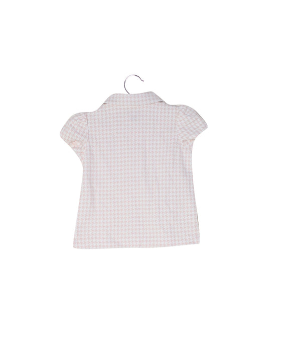A Pink Short Sleeve Tops from Ralph Lauren in size 6-12M for girl. (Back View)