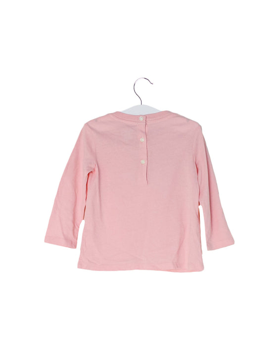 A Pink Long Sleeve Tops from Ralph Lauren in size 6-12M for girl. (Back View)