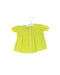 A Yellow Short Sleeve Tops from Velveteen in size 3-6M for girl. (Back View)