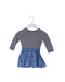 A Navy Long Sleeve Dresses from Seed in size 6-12M for girl. (Front View)