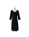 A Black Long Sleeve Dresses from Seraphine in size L for maternity. (Back View)