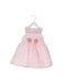 A Pink Sleeveless Dresses from Chickeeduck in size 18-24M for girl. (Front View)