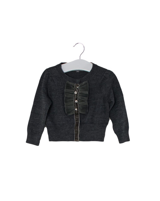 A Grey Cardigans from Nicholas & Bears in size 12-18M for girl. (Front View)