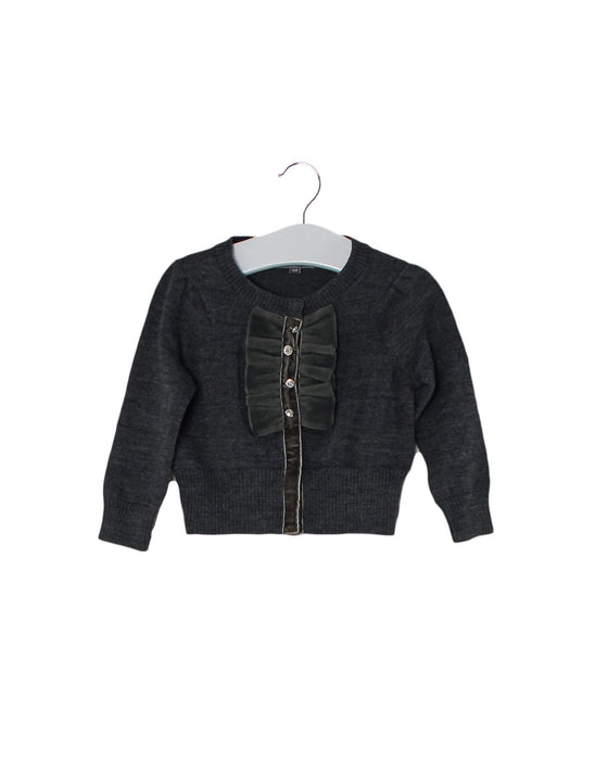 A Grey Cardigans from Nicholas & Bears in size 12-18M for girl. (Front View)