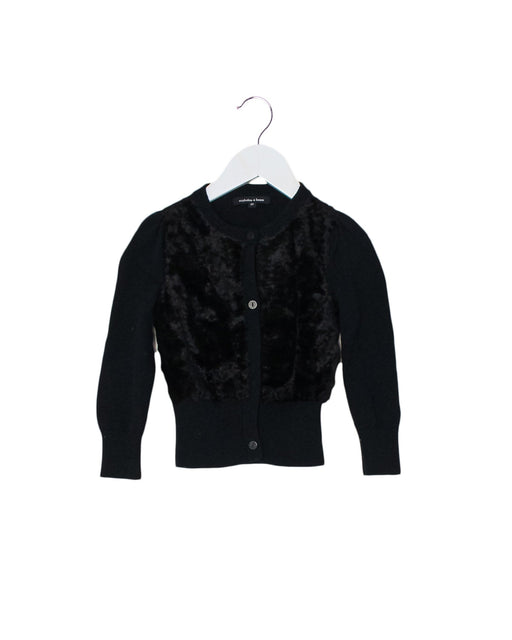 A Black Cardigans from Nicholas & Bears in size 3T for girl. (Front View)