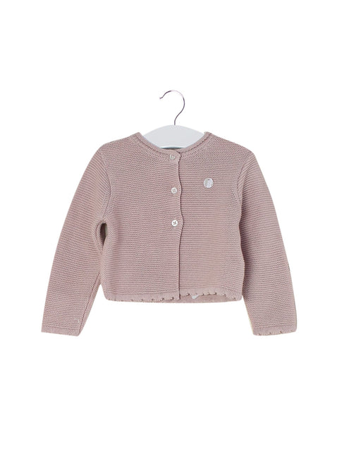 A Pink Cardigans from Chicco in size 6-12M for girl. (Front View)