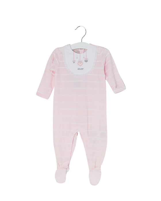 A Pink Onesies from Chicco in size 3-6M for girl. (Front View)