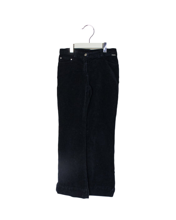 A Navy Casual Pants from GF Ferre in size 8Y for girl. (Front View)